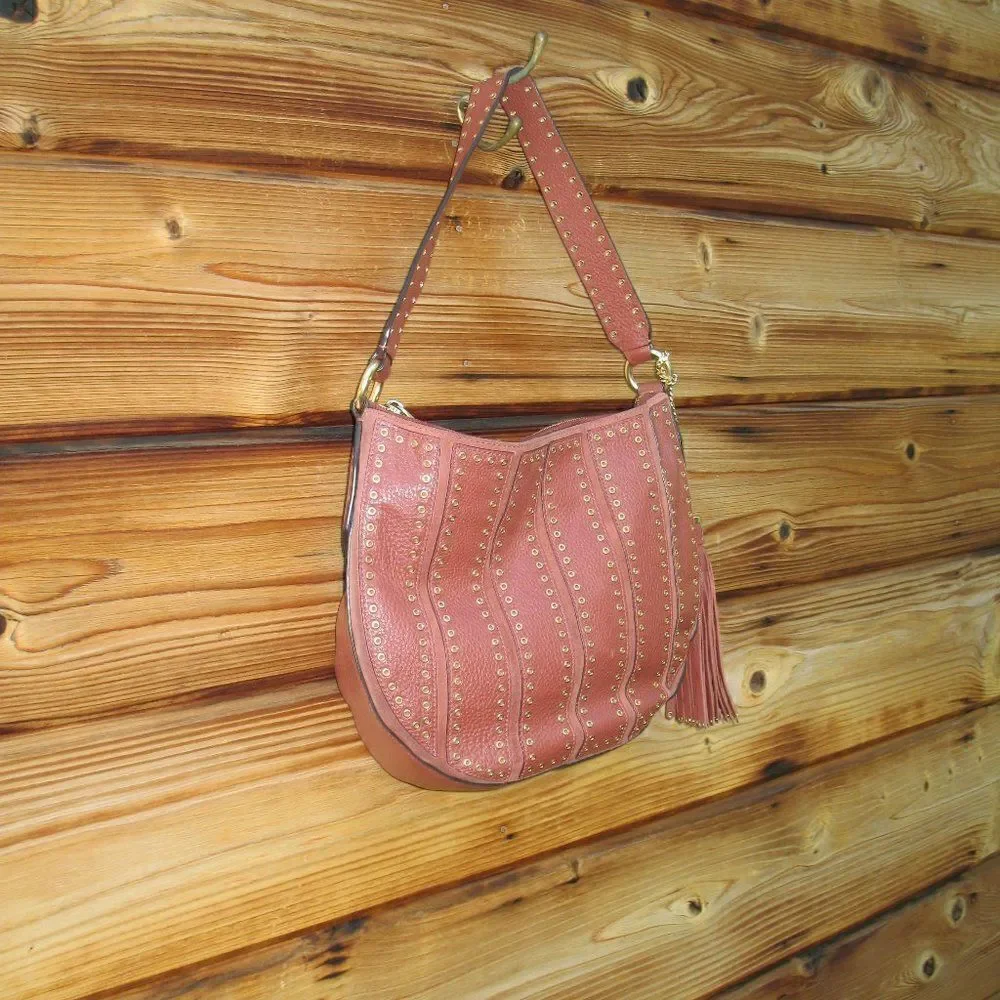 Michael Kors Brooklyn Grommet Hobo Shoulder Bag
